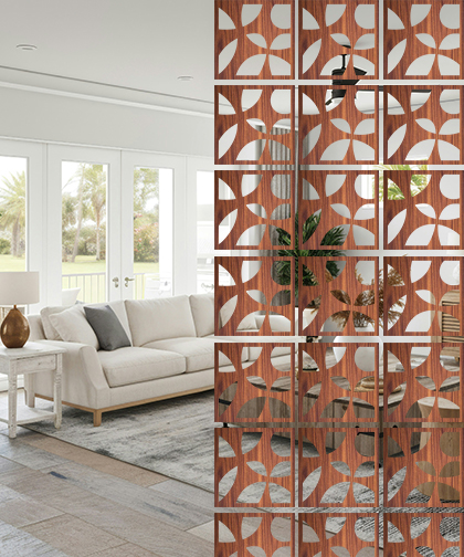 Patterned Hanging Wall Panel